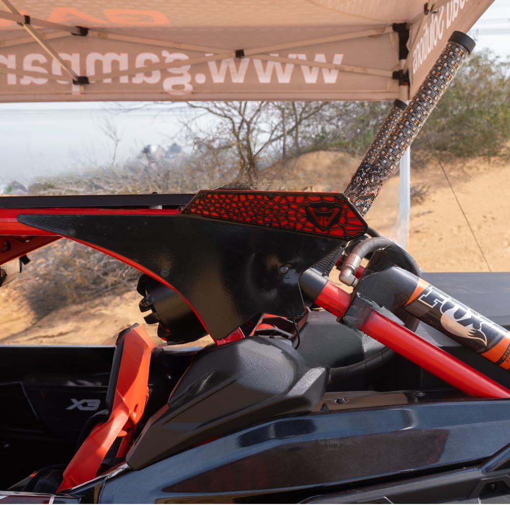 GAM Can am Maverick X3 2017-25 Side Racing Number Plates Holder Pair