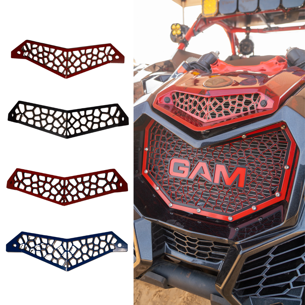 Front Upper Hood Grill For Can Am Maverick X3 2017-2025 All Modals