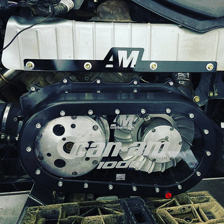 AM custom clear cvt cover can-am outlander / renegade