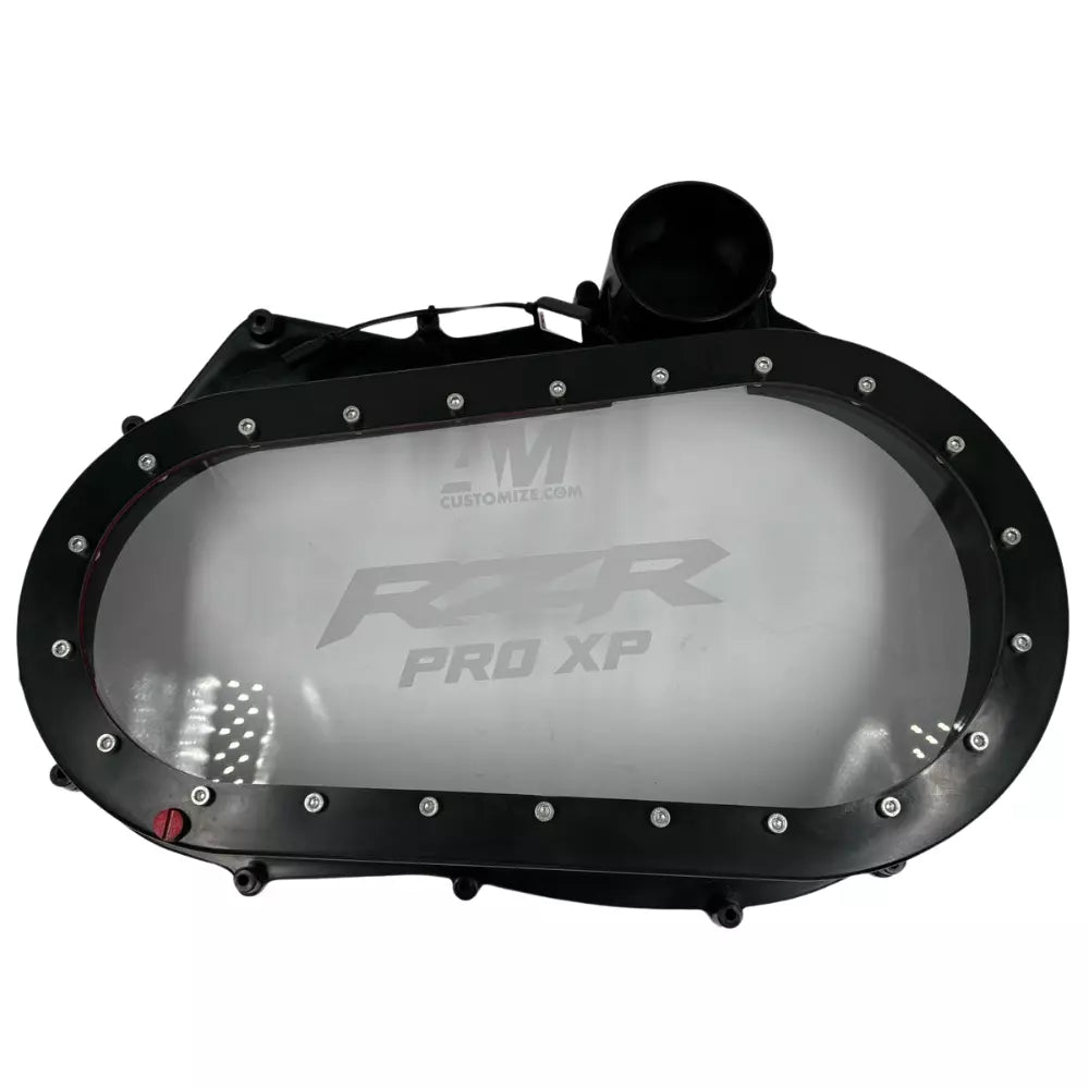Clear CVT Cover RGB Lights Control Outer Plate Clutch For Polaris RZR PRO XP R