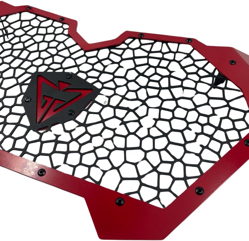 Front Grill For Can am Maverick R 2024 2025 Red Aluminum Grille