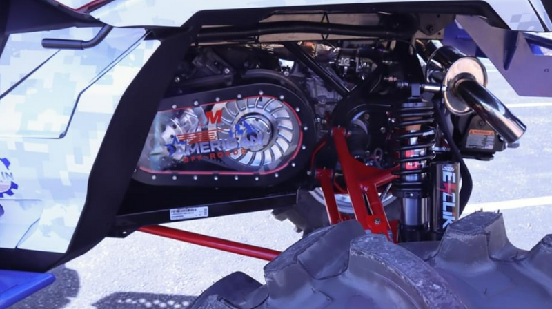 Clear CVT Cover With RGB Lights Control Outer Plate Clutch Cover For Can-am Defender/Commander/Maverick Sport