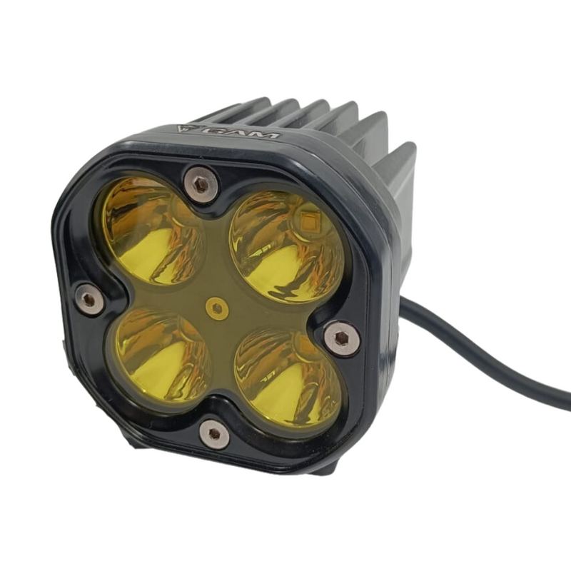 Amber 3" Square Led Light For Off Road Baja Desert Racers ATV UTV SXS SUV