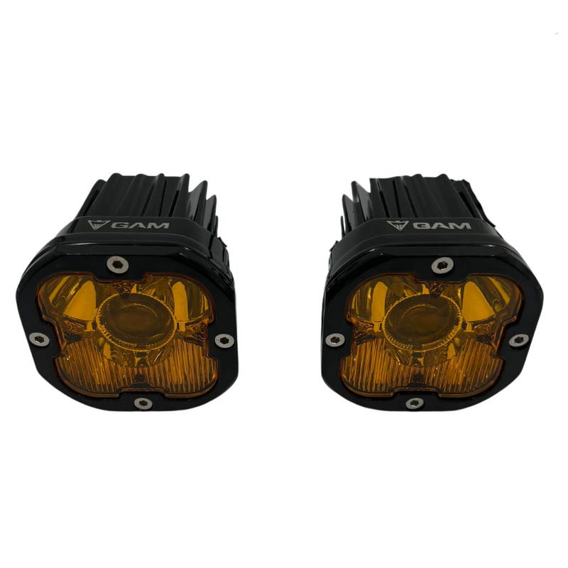 3 Inch LED Laser Light Amber 50W Waterproof For Off Road Jeep SXS UTV ATV