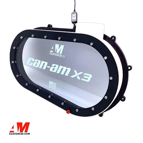 AM custom clear cvt cover can-am Maverick X3