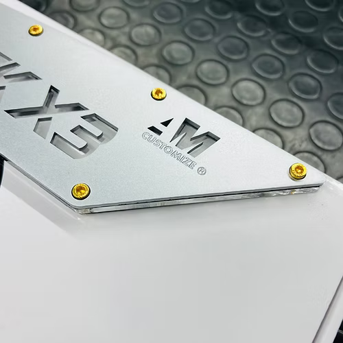 AMcustomize Side Badges with RGB Lights for Can am Maverick X3