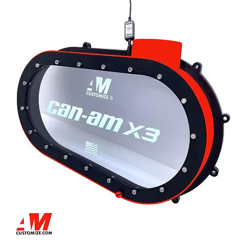 AM custom clear cvt cover can-am Maverick X3