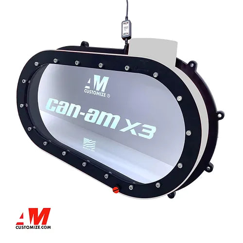 AM custom clear cvt cover can-am Maverick X3