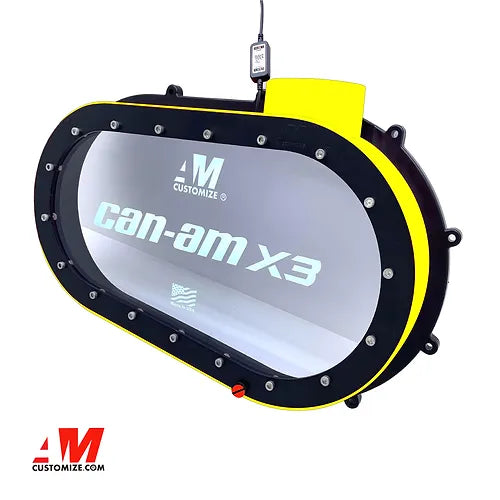 AM custom clear cvt cover can-am Maverick X3