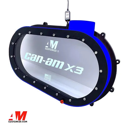 AM custom clear cvt cover can-am Maverick X3