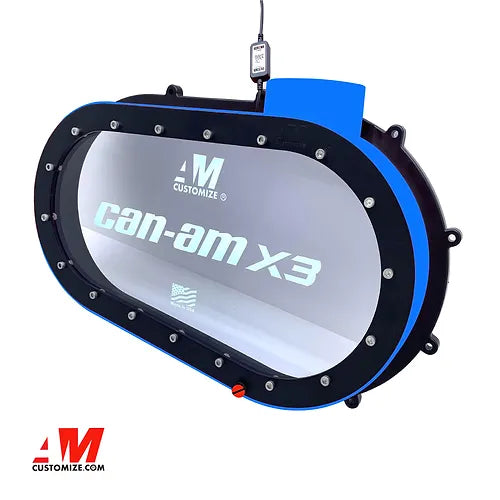 AM custom clear cvt cover can-am Maverick X3