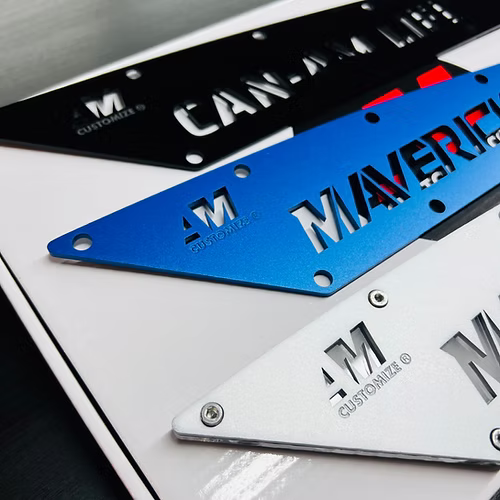 AMcustomize Side Badges with RGB Lights for Can am Maverick X3