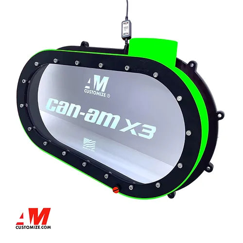 AM custom clear cvt cover can-am Maverick X3