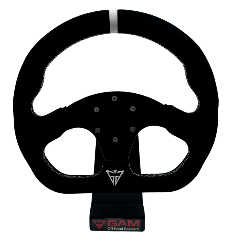 GAM Steering Wheel Alcantara Sport D-Shape With Hub For SXS Can am X3 Polaris