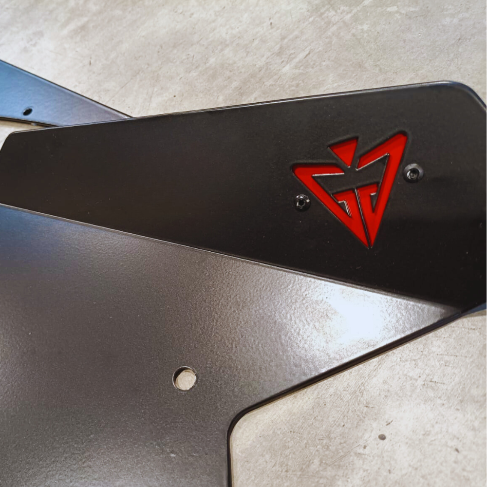 GAM Can Am Maverick X3 2017-25 Side Racing Number Plates Holder - Foto 3