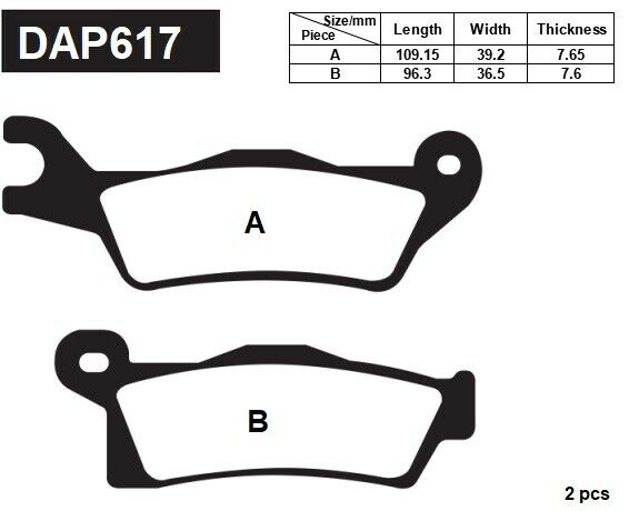 Brake Pads For Can am Outlander Renegade 2012-15 Right Left Front Rear Set Of 4