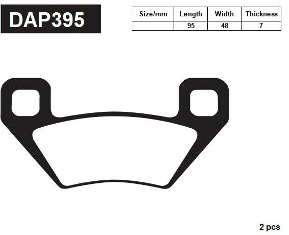 Brake Pads For Arctic Cat 250 300 400 450 500 550 TRV ATV Fit Front Rear 4 Sets