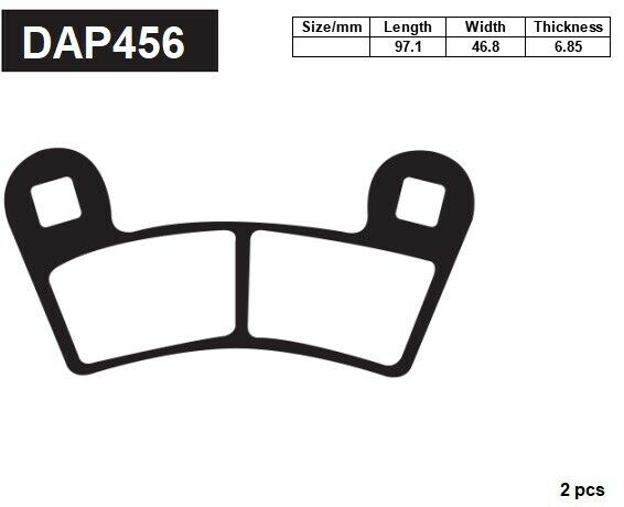 Front Rear Brake Pads For Polaris RZR 900 S 2015 2016 2017 2018 2019 2020 Set 4