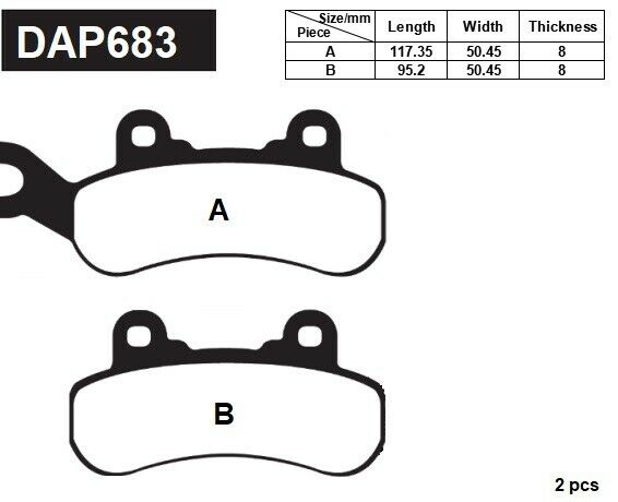 Sintered Brake Pads For Can am Maverick X3 2017 2018 2019 2020 Right Left Sets