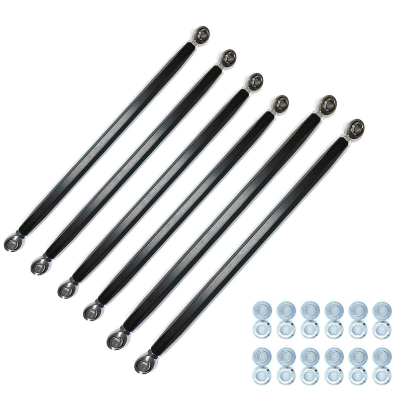 Radius Rods For Can am X3 XRS Heavy Duty Lower Upper Turret Rods 6061 Alloy heim