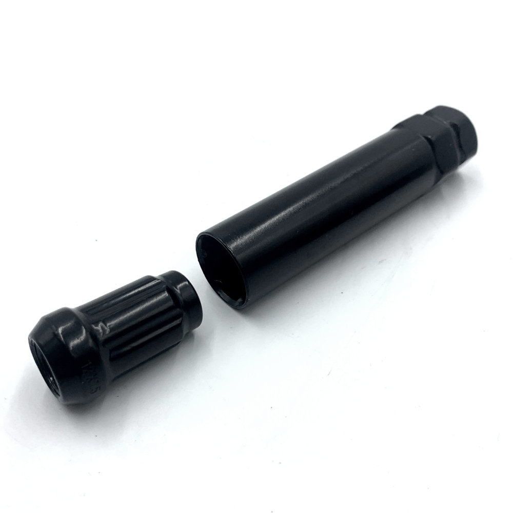 Black Lug Nuts 12mm M12X1.5 Key Socket Polaris RZR Can am Maverick X3 Front Rear