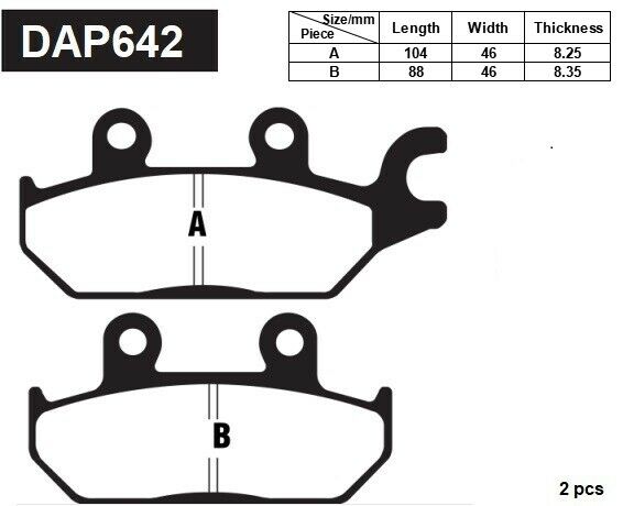 Brake Pads For Can am Maverick 1000 MAX 2014 2015 Right Left Front Rear Set Of 4