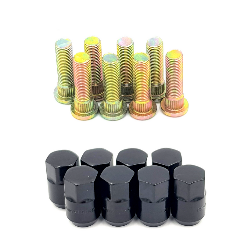 Rear Wheel Lug Nuts & Studs Set 24 3/8 Polaris RZR 800 UTV All Rear wheel set