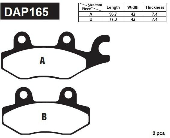 Brake Pads For Can am Commander 800 1000 2011-15 Right Left Front Rear Set Of 4