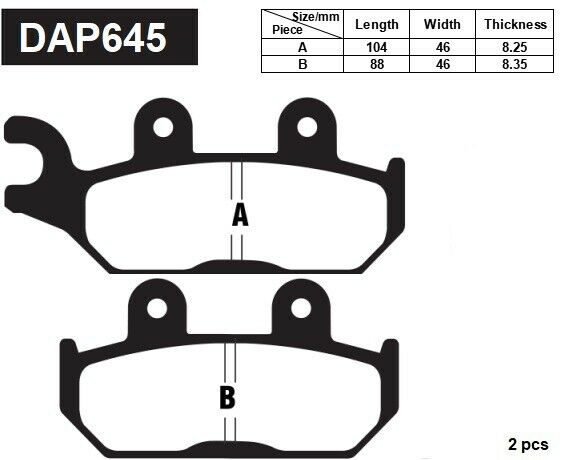 Brake Pads For Can am Maverick 1000 MAX 2014 2015 Right Left Front Rear Set Of 4