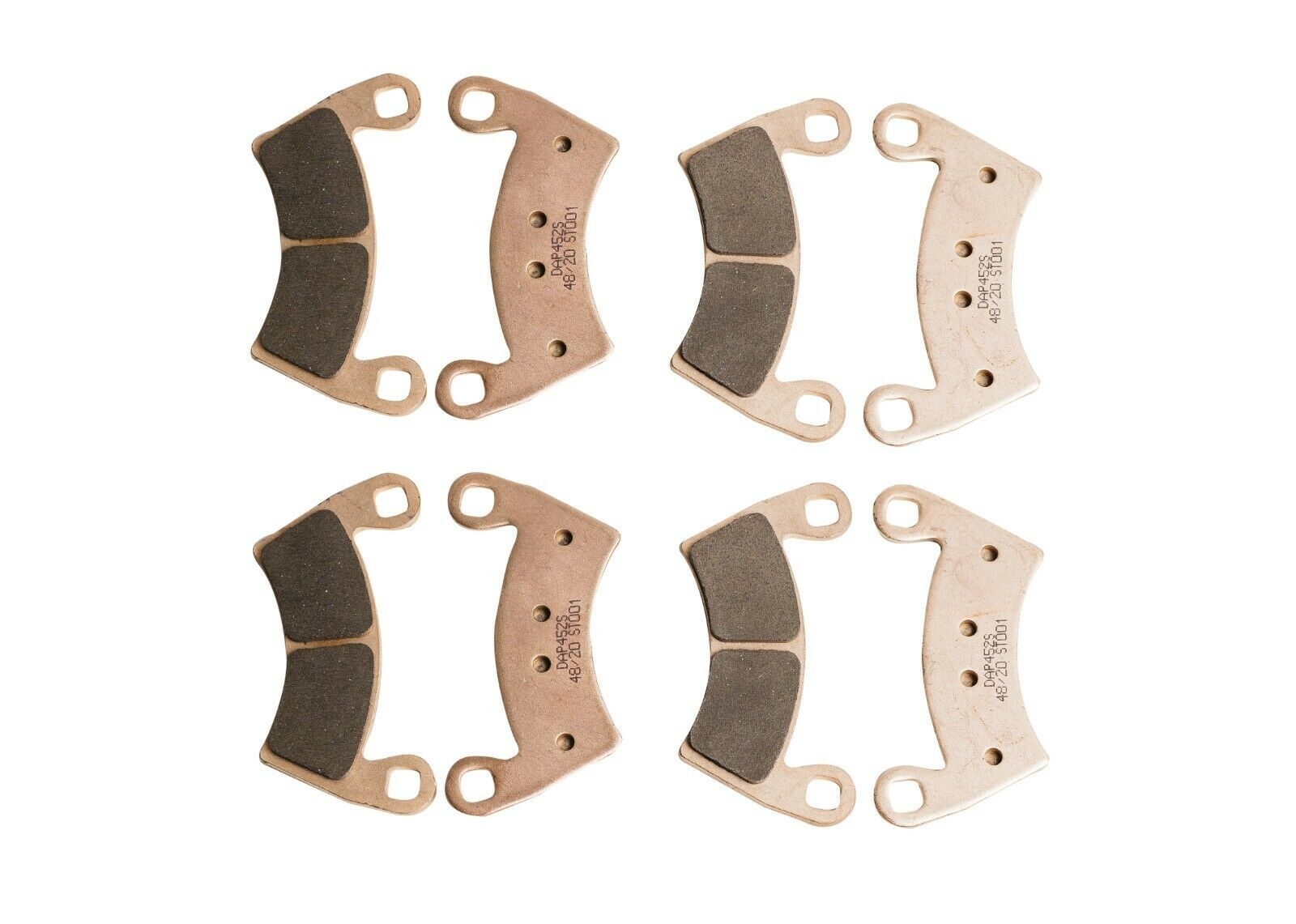 Sintered Brake Pads For Polaris RZR 1000 XP XP4 2014-2020 Front Rear Set 4 Sets