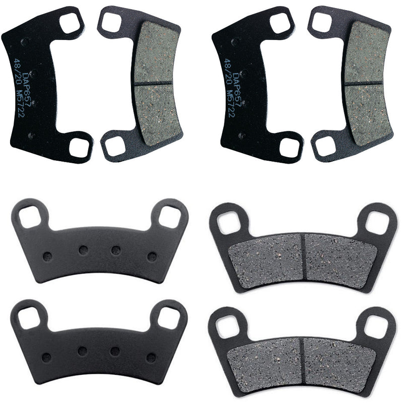 Front Rear Brake Pads For Polaris RZR 900 S 2015 2016 2017 2018 2019 2020 Set 4