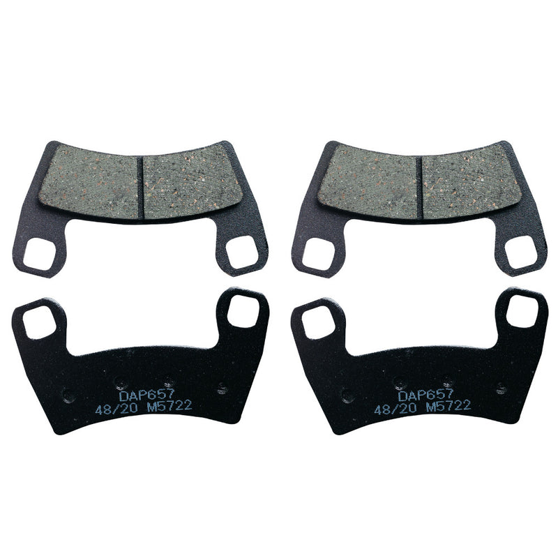 Front Brake Pads For Polaris RZR 900 S 2015 2016 2017 2018 2019 2020 Set of 2