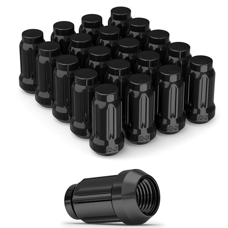 Spline Lug Nuts 1/2-20" For Ford Mustang Dodge Dakota Viper Ram Durango 20 PCS